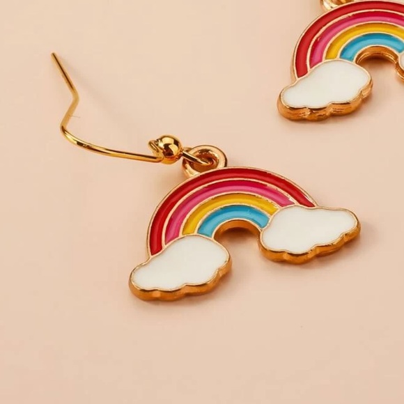 NEW Rainbows & Clouds 🌈☁️ Earrings - Picture 2 of 3